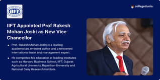 IIFT Delhi Appointed Prof Rakesh Mohan Joshi as New Vice Chancellor